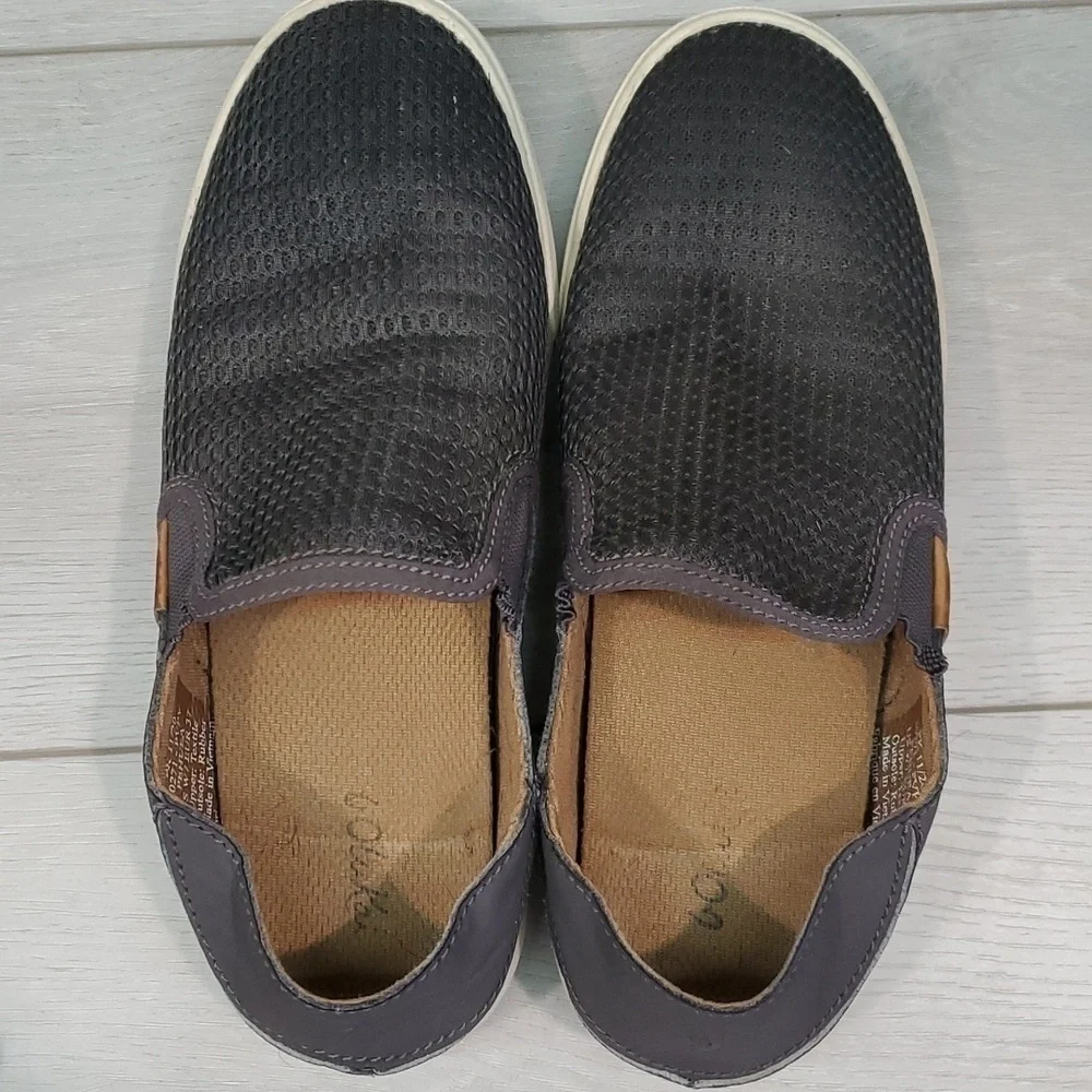 Olukai Womens Pehuea Comfort Loafer Flats shoes sz 7